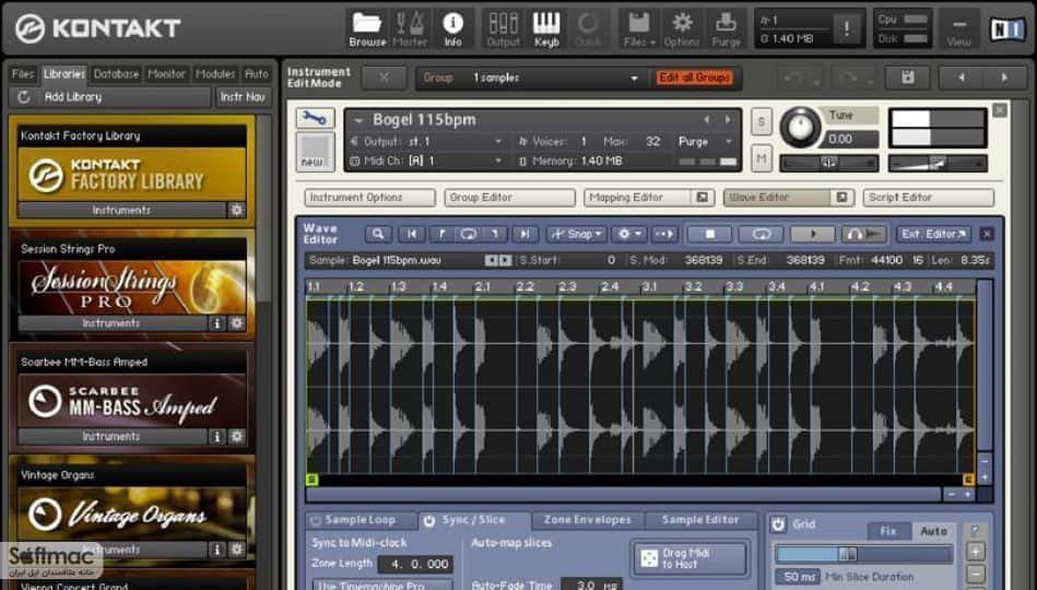 اسکرینشات 2 Native Instruments Kontakt
