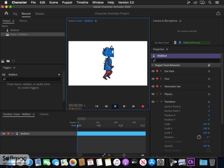 اسکرینشات 3 Adobe Character Animator