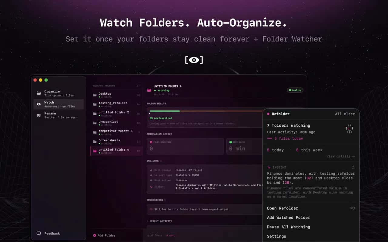 اسکرینشات 2 Refolder