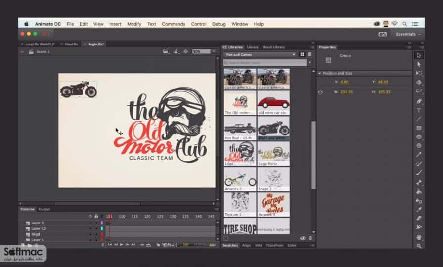 اسکرینشات 3 Adobe Animate