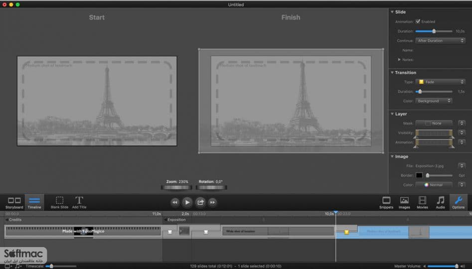 اسکرینشات 1 FotoMagico Pro