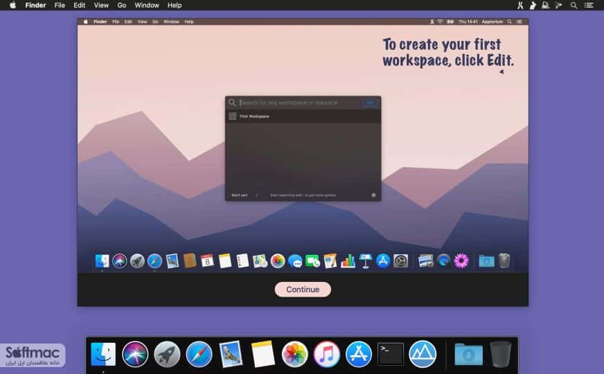اسکرینشات 3 Workspaces