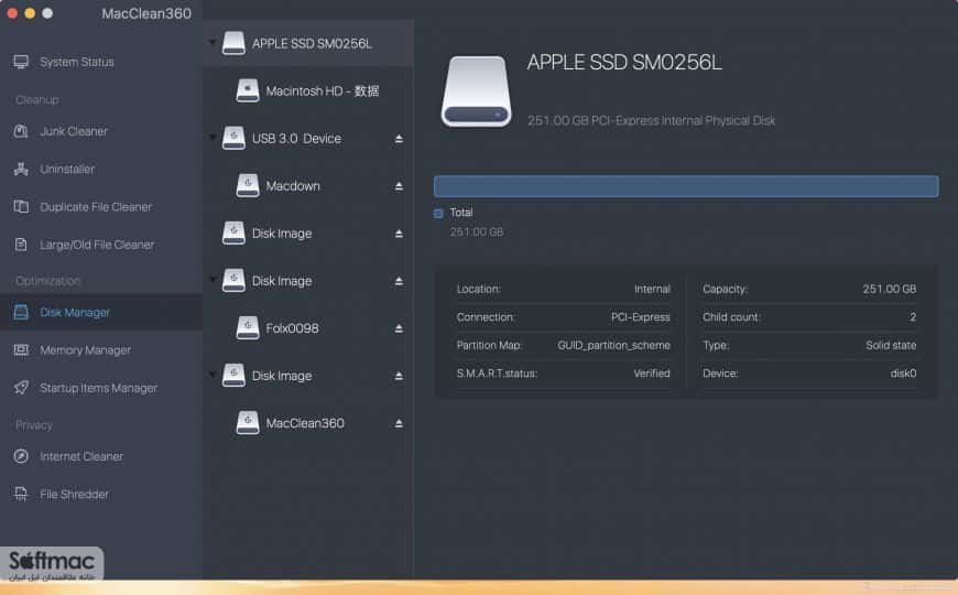اسکرینشات 2 MacClean360