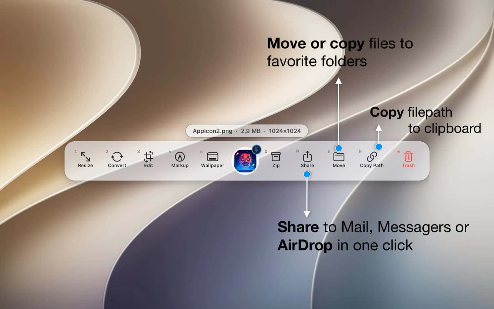اسکرینشات 2 FilePane