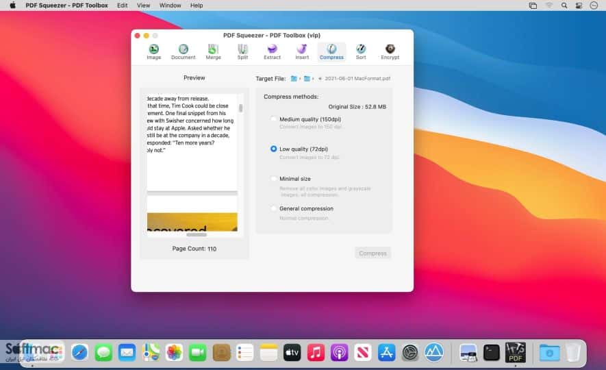 اسکرینشات 2 PDF Squeezer