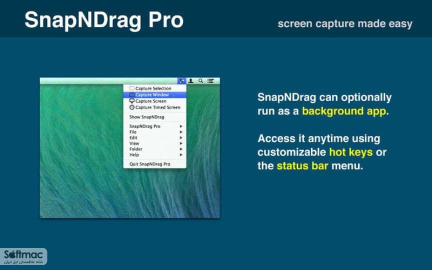 اسکرینشات 1 SnapNDrag Pro