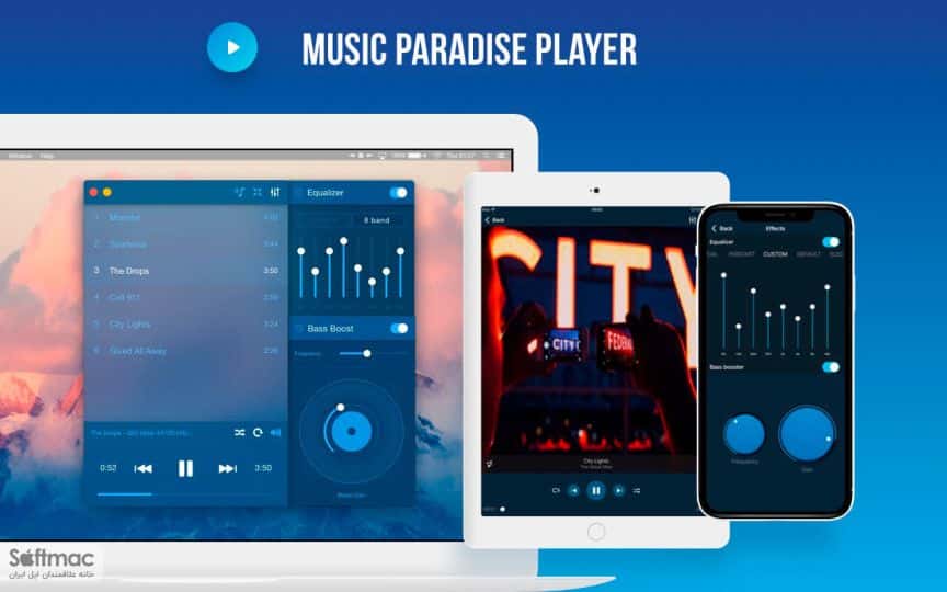 اسکرینشات 3 Music Paradise Player