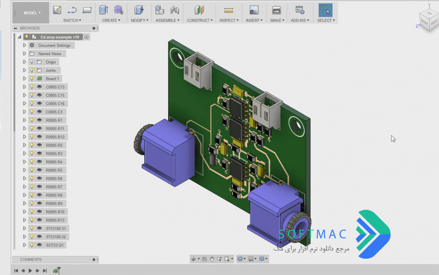 اسکرینشات 4 Autodesk EAGLE