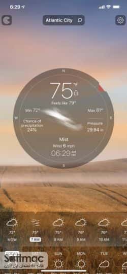 اسکرینشات 2 Weather Live