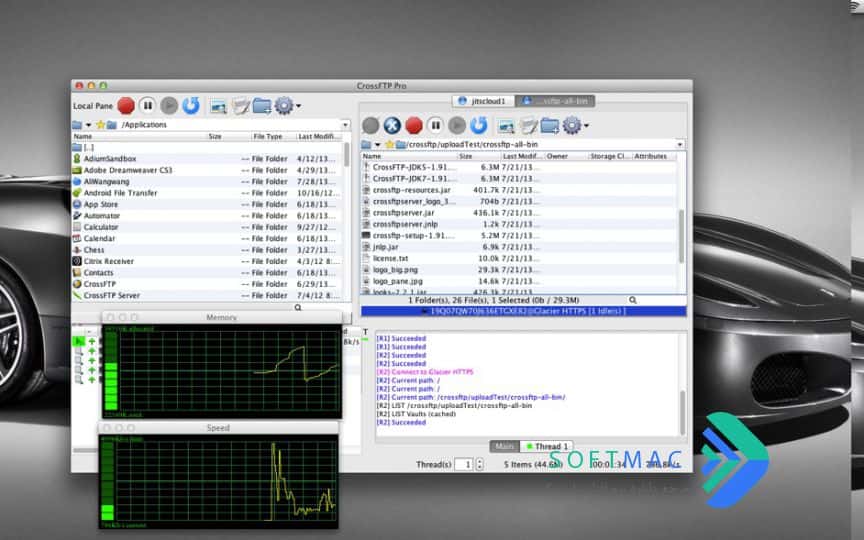 اسکرینشات 3 CrossFTP