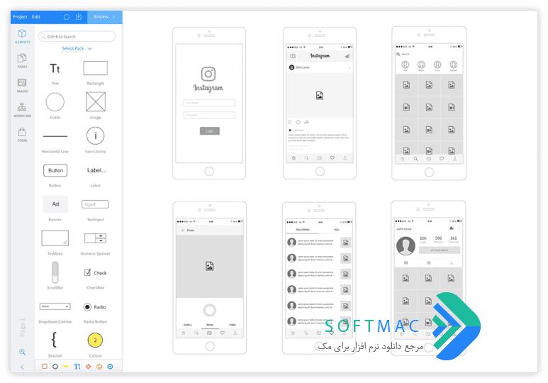 اسکرینشات 2 MockFlow