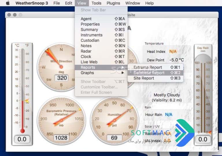 اسکرینشات 2 WeatherSnoop