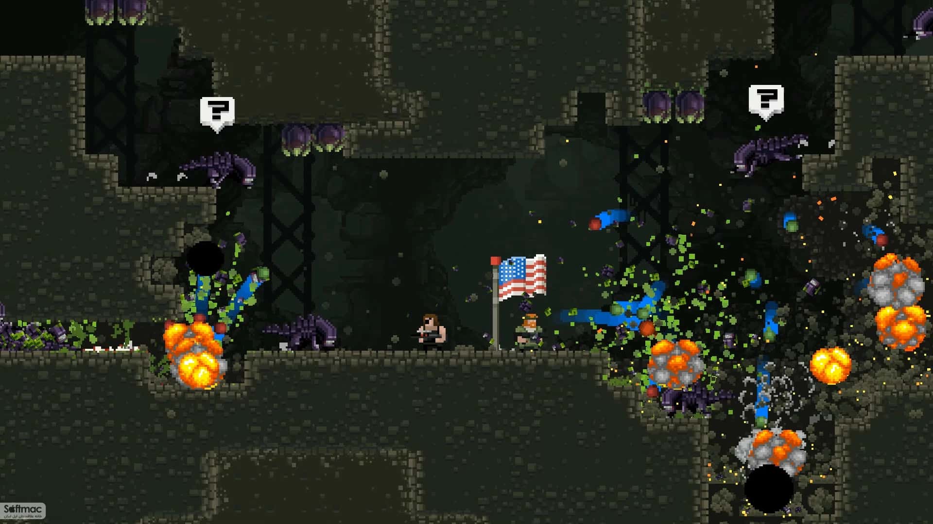 اسکرینشات 2 Broforce