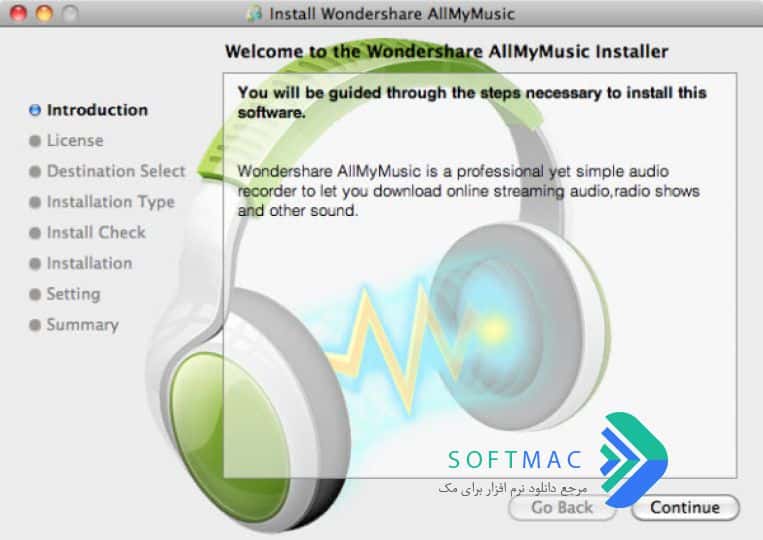 اسکرینشات 3 Wondershare AllMyMusic