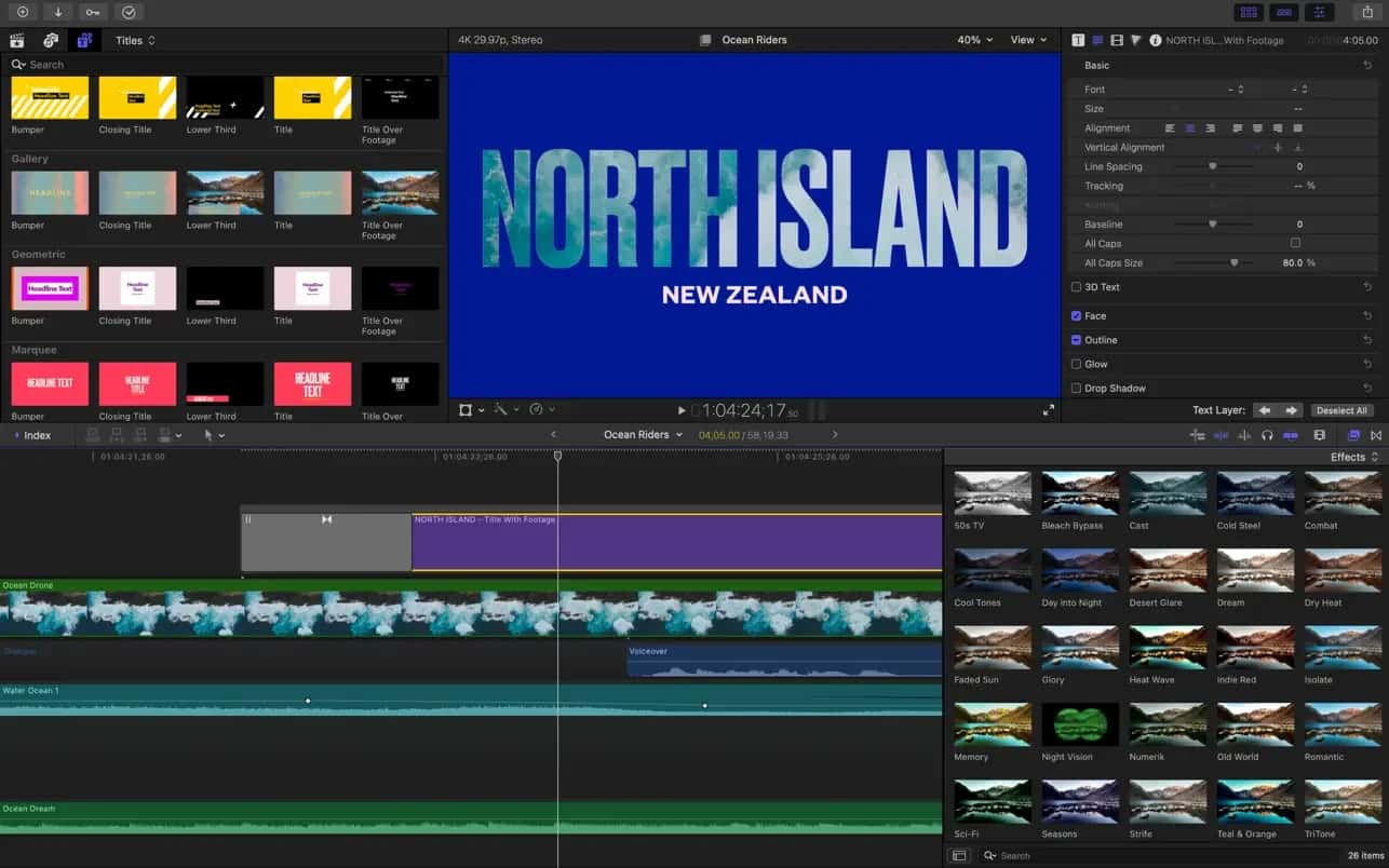 اسکرینشات 3 Final Cut Pro