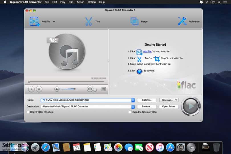 اسکرینشات 2 Bigasoft FLAC Converter