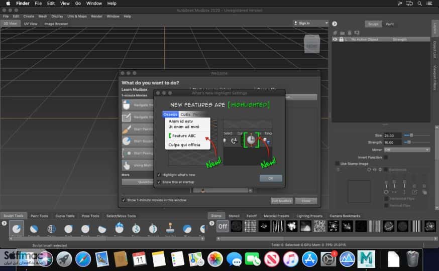 اسکرینشات 3 Autodesk Mudbox