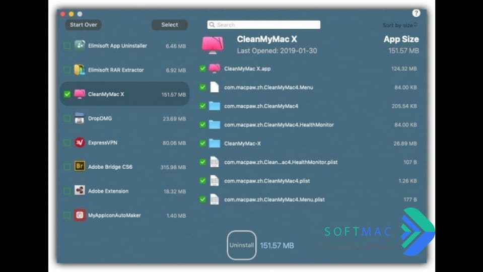 اسکرینشات 1 Elimisoft App Uninstaller