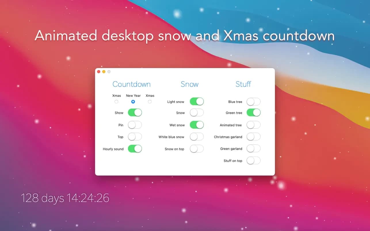 اسکرینشات 1 Xmas snow