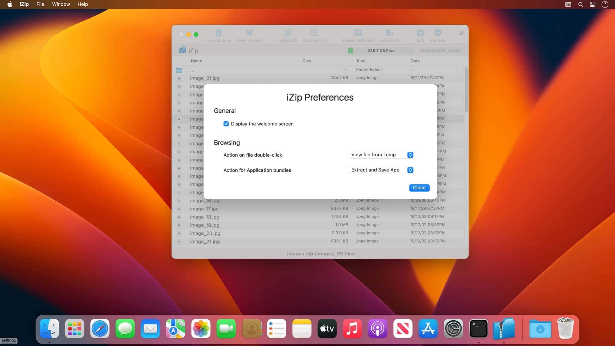 اسکرینشات 2 iZip Archiver Pro