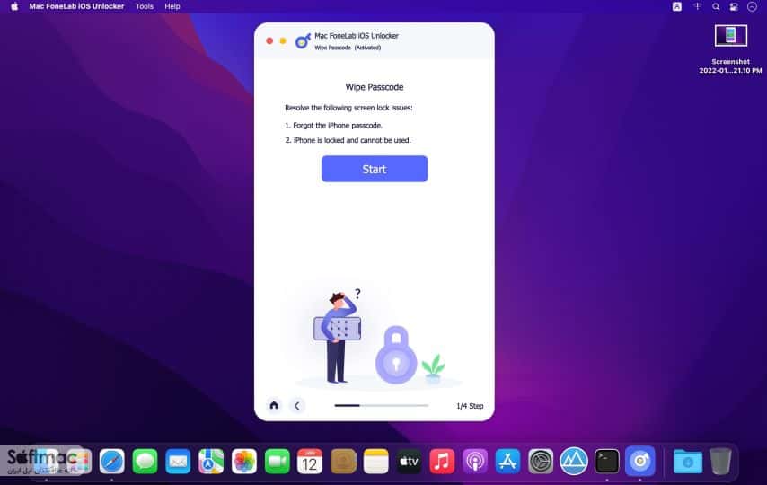 اسکرینشات 2 Mac FoneLab iOS Unlocker