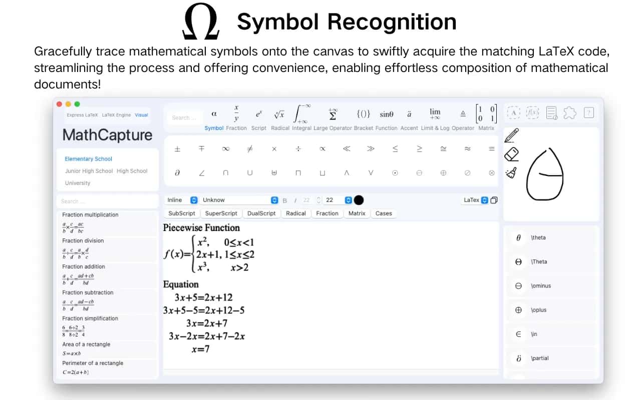 اسکرینشات 3 MathCapture