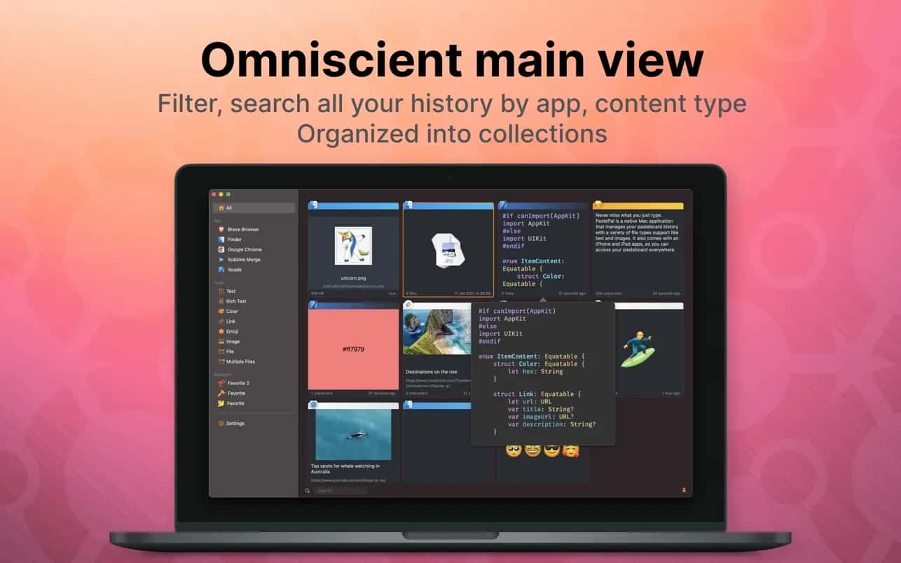 اسکرینشات 3 Clipboard Manager - PastePal