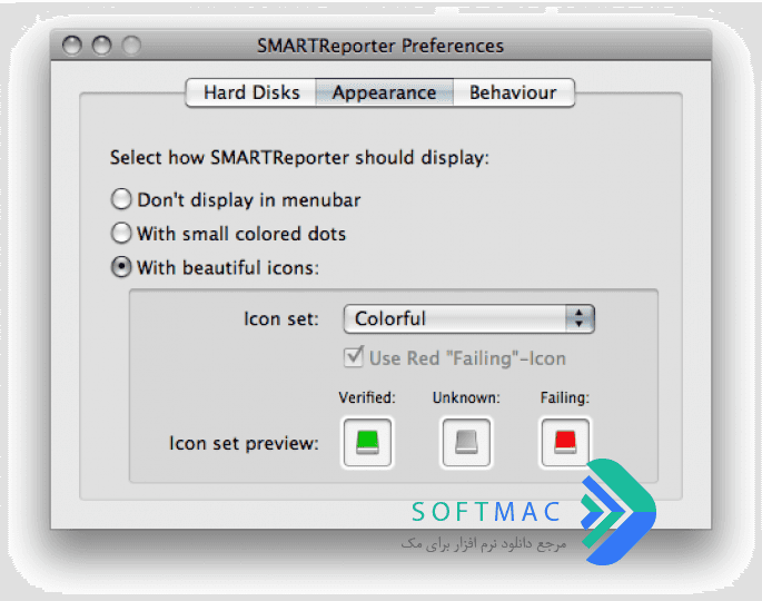 اسکرینشات 2 SMARTReporter