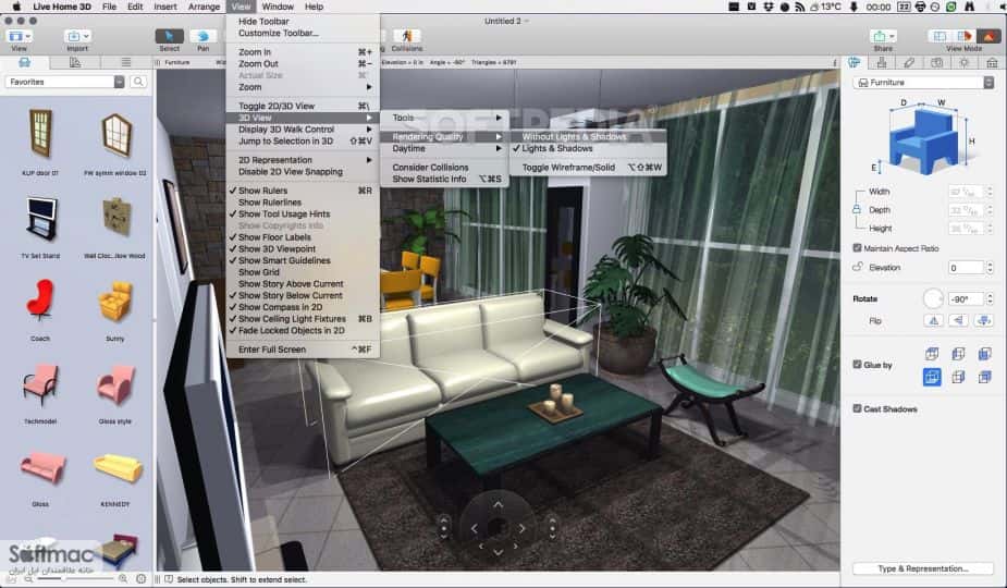 اسکرینشات 3 Live Home 3D Pro