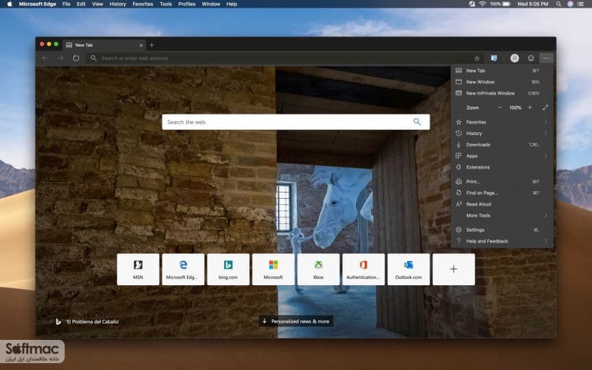 اسکرینشات 1 Microsoft Edge