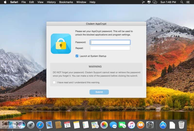 اسکرینشات 3 Cisdem AppCrypt
