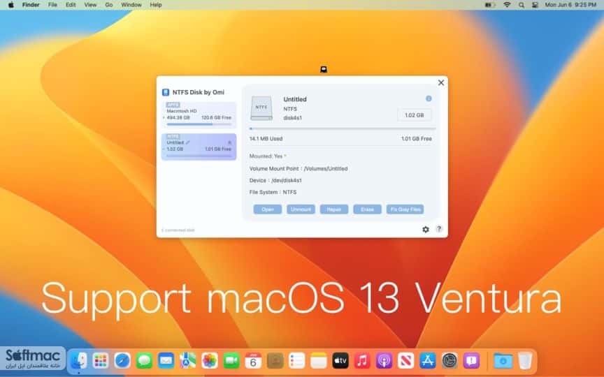 اسکرینشات 3 NTFS Disk by Omi NTFS
