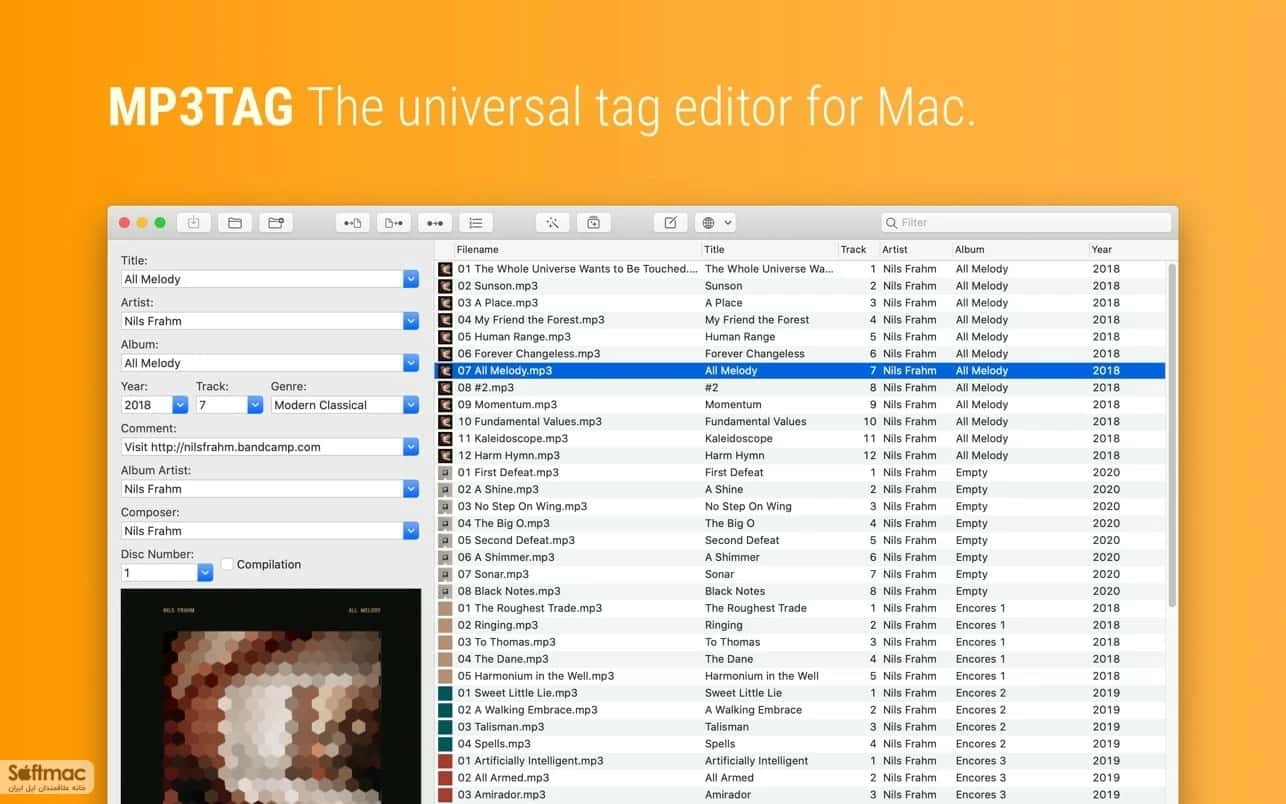 اسکرینشات 4 Mp3tag