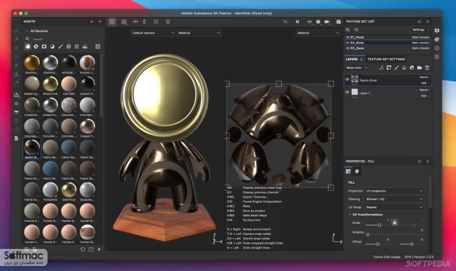 اسکرینشات 2 Adobe Substance 3D Painter
