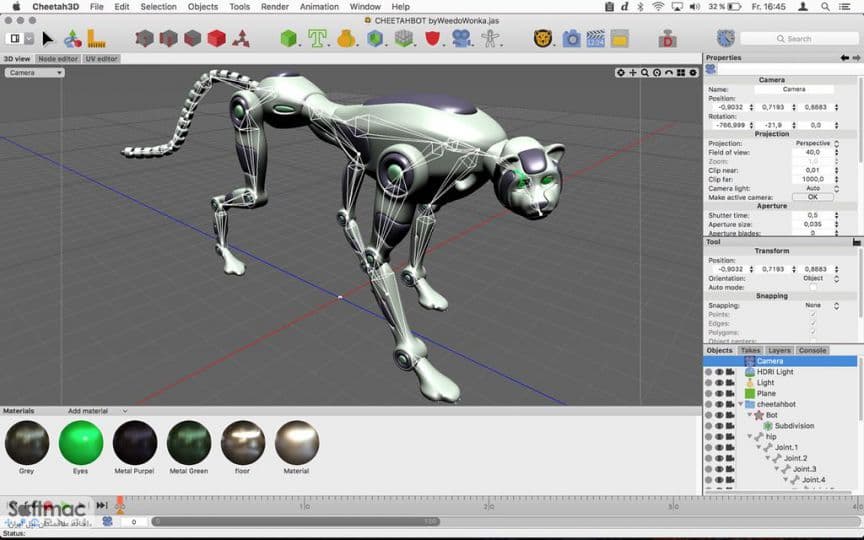اسکرینشات 1 Cheetah3D