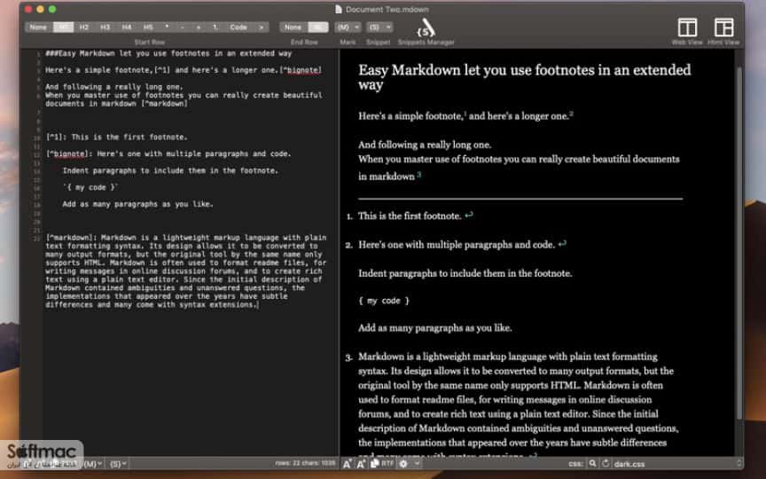 اسکرینشات 2 Easy Markdown