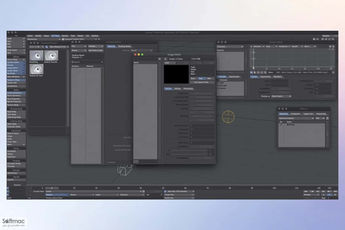 اسکرینشات 2 LightWave 3D