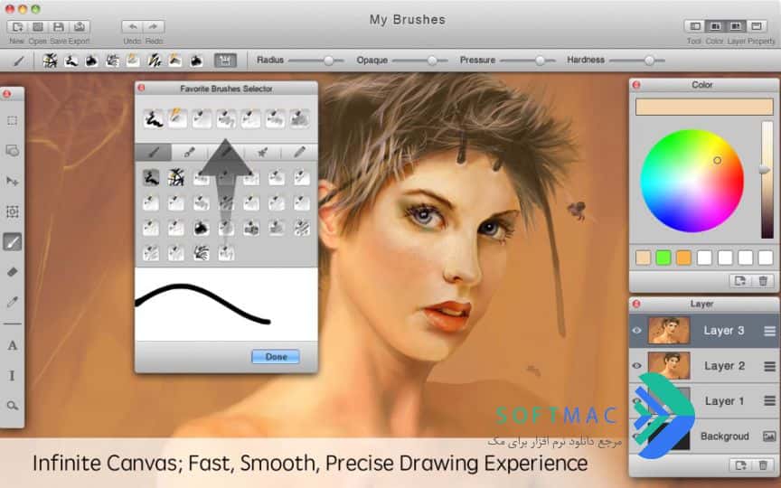 اسکرینشات 2 MyBrushes