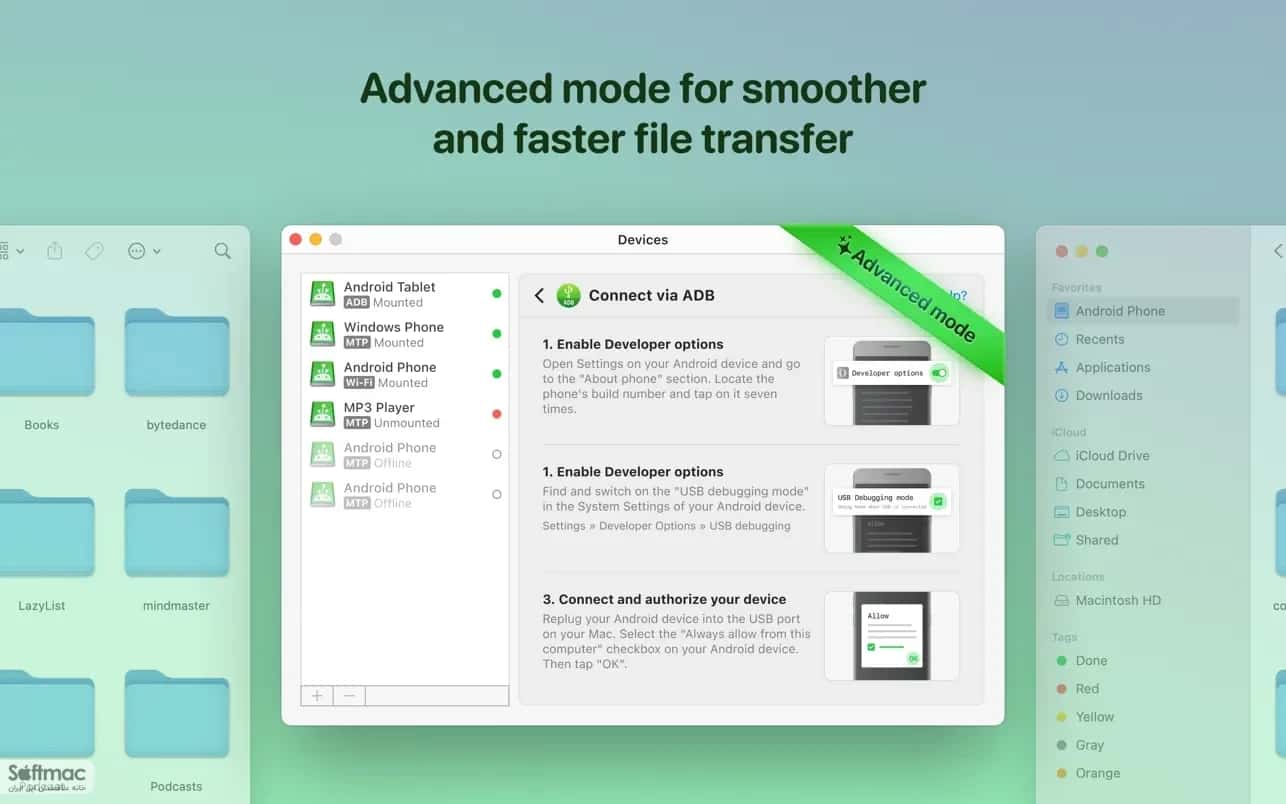 اسکرینشات 6 MacDroid