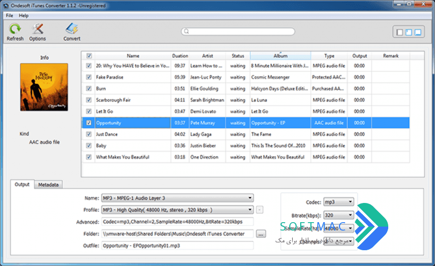 اسکرینشات 2 iTunes Converter