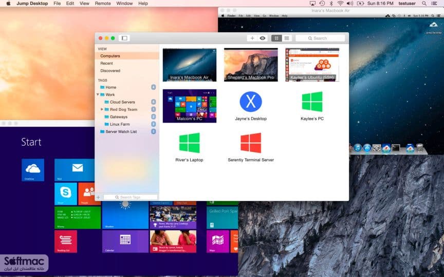 اسکرینشات 1 Jump Desktop
