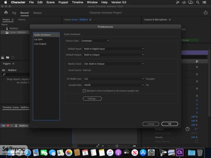 اسکرینشات 2 Adobe Character Animator