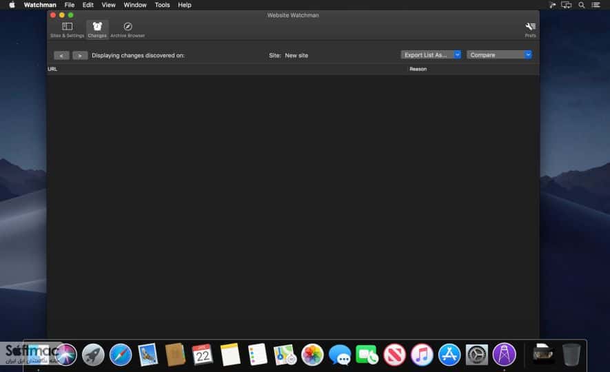 اسکرینشات 2 Website Watchman