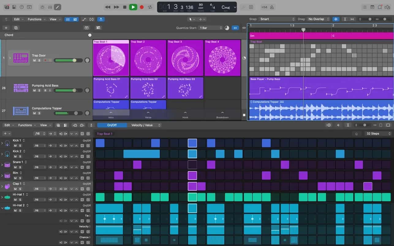 اسکرینشات 5 Logic Pro X