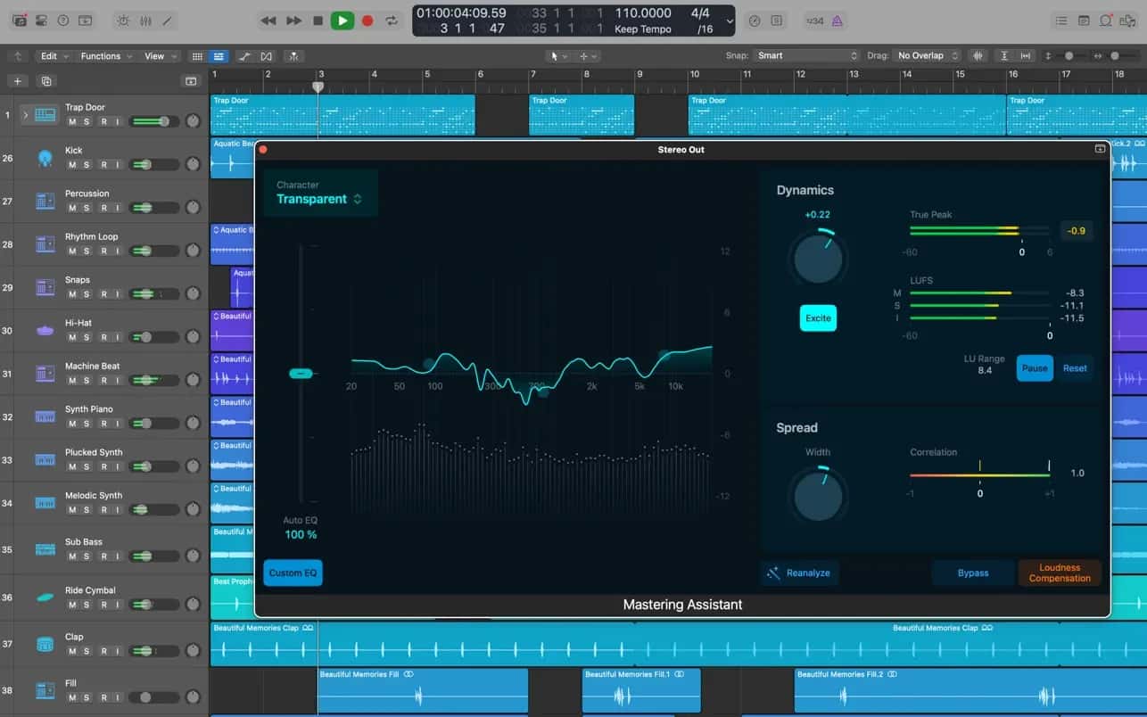 اسکرینشات 6 Logic Pro X