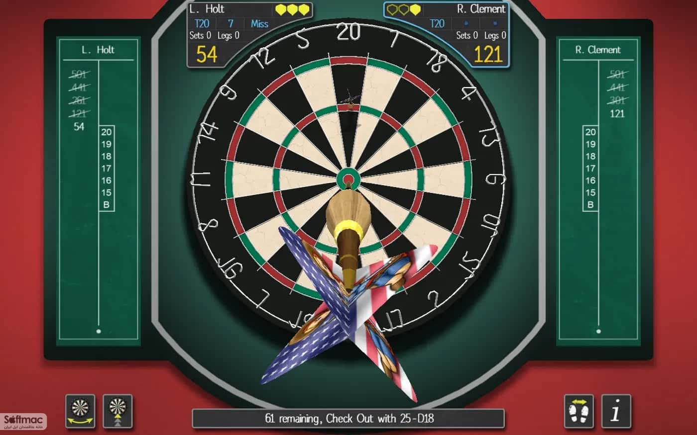 اسکرینشات 3 Pro Darts