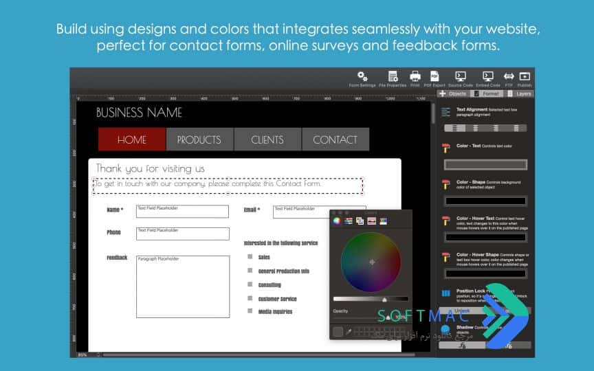 اسکرینشات 2 Touch Forms Pro