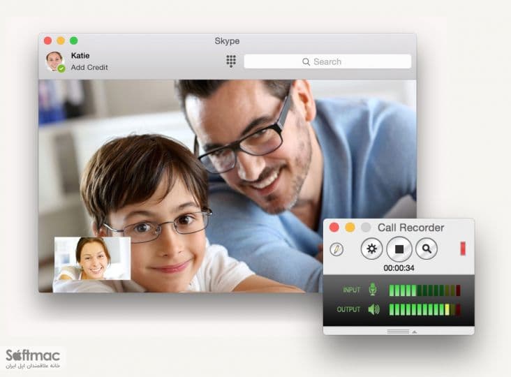 اسکرینشات 1 Call Recorder for Skype