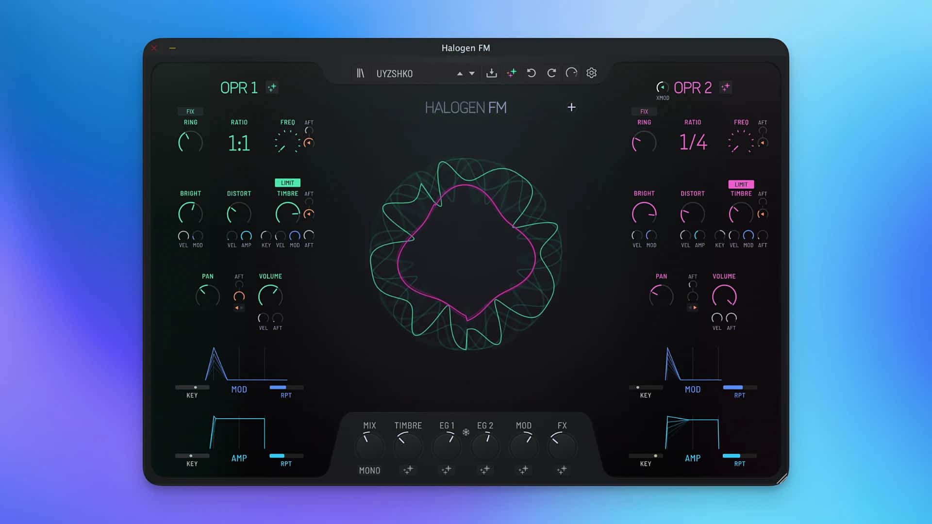 اسکرینشات 3 GForce Software Halogen FM