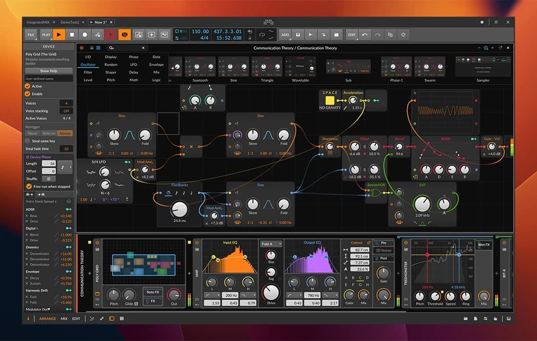 اسکرینشات 1 Bitwig Studio